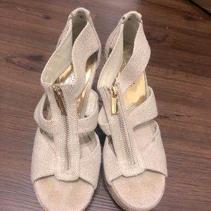 Gold Michael Kors Wedges